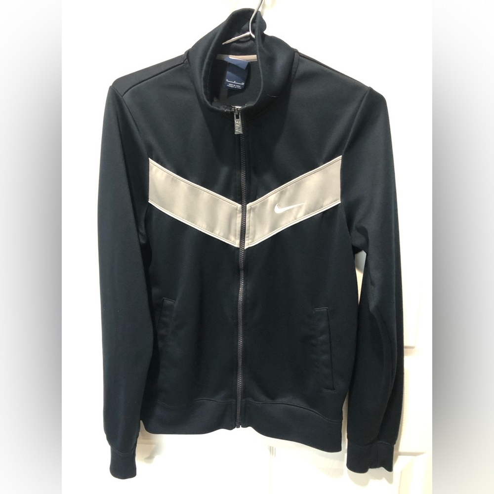 Nike Blue & Grey Vintage Track Zip Up Jacket Size S